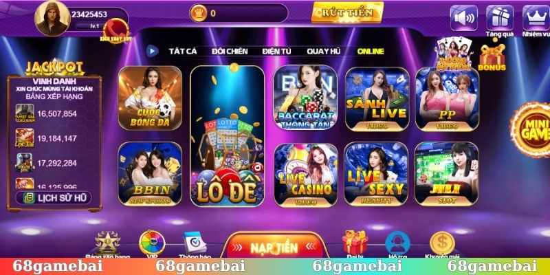 Lô đề 68gamebai đảm bảo an toàn tuyệt đối