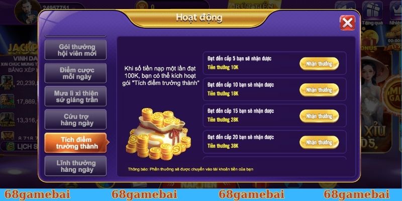 Khuyến mãi dành cho hội viên vip